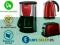 Russell Hobbs Flame Red Ekspres + Czajnik + Toster