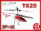 3ch Zdalny Helikopter MJX T620 Gyro LED USB T20