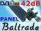 Cyfrowa ANTENA PANEL DVB-T 42dB kabel 8m DPM DTV05