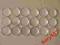 KAPSLE 27 mm.NA MONETY GN 18 SZT.UŻYWANE ST.BDB.