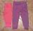 zestaw  2 pary legginsy  r. 92 / 98 2-3 lata