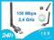 436~ ADAPTER KARTA USB WIFI ANTENA 9 dBi 150 Mbps