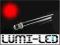 50x LED 3mm CZERWONA 1.500mcd 15st od LUMI-LED