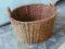Kosz wiklinowy duży, ozdobny  polecam