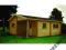 DOMEK LETNISKOWY DREWNIANY DOM NA DZIAŁKĘ 44m2