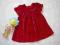 LINDEX*ŚLICZNA sukienka WIZYTOWA kokarda RED*74