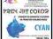 Tusz sublimacyjny Prim Jet Color - CYAN 100ml
