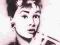 Grafika rysunek Audrey Hepburn