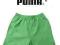 Krótkie spodenki chłopięce zielone 140 PUMA