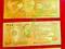 5  20 50 100 $ 4 Szt- 24 KARAT !! SUPER ZESTAW !!!
