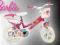 Rower dziecięcy BARBIE  12' KIERMASZ