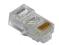 Wtyk RJ45 UTP kat.6 8P8C do drutu - 100 sztuk