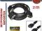 KABEL PRZEWÓD VGA VGA 2M SVGA D-SUB do TV PC - FV