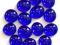 Blue Glass Gaming Stones ok 12 szt. niebieskie WBM