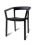 Krzesło Peach czarny sztaplowany jadalnia D2 Wa-wa