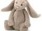 Jellycat beżowy kroliczek Bashful bunny 51 cm