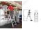 Faraone Drabina magazynowa PLS3 wys. 80/135cm