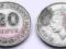 MALAYA 20 CENTS 1948 GEORGE THE SIXTH
