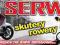 SERWIS SKUTERY ROWERY baner 2,5m/1m reklama =HIT=