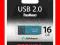TOSHIBA FLASHDRIVE 16GB USB 2.0 HAYABUSA AQUA
