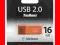 TOSHIBA FLASHDRIVE 16GB USB 2.0 HAYABUSA ORANGE