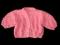 Śliczny różowy sweterek dla Małej NIUNI 62