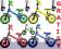 ROWERKI BIEGOWE MILLY MALLY DRAGON+DZWONEK +UCHWYT