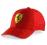 F1BUTIK-Czapka FERRARI RACING CHECK CAP - RED