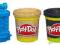 PLAY-DOH Ciastolina TUBY BUDOWLANE 2 TUBY + FORMA