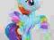 Figurka Kucyk PONY RAINBOW DASH tęczowa