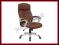 Elegancki fotel biurowy Q-08 brązowy Q08 ecoskóra