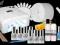 ZESTAW DO MANICURE HYBRYDOWY 7x LAKIER USA LAMPA