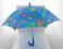 A4599 Parasolka dla dzieci kolorowa z gwizdkiem