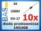 Dioda prostownicza 1N5408 3A 1000V DO27 __ 10 szt