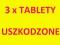 3 x Tablety NTT 730 uszkodzone lcd 7'' części