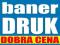 BANERY BANER PLANDEKA  DOBRA CENA  /TRWAŁE KOLORY/
