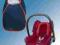MAXI COSI CABRIO FIX - RASPBERY RED+ŚPIWOREK
