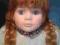Siedząca lalka porcelanowa RUDA sygnowana ;) 41cm