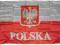 Bandera FLAGA POLSKI 68x136 Z TUNELEM DO DRZEWCA