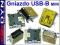 Gniazdo mini USB -B 5pin poziome do druku 1szt 1zł