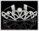 Diadem tiara korona opaska cyrkonie ślub 68