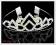 Diadem tiara korona opaska cyrkonie ślub 72