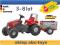 DUŻY na pedały Rolly Toys Junior z przyczepą