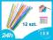 544# ZESTAW SZYDEŁKA SZYDEŁKO 12szt ROZM 2 - 8mm