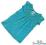 S28*- MARKS &amp; SPENCER - turkusowa tunika 7 lat
