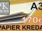 PAPIER KREDOWY A3 170g- KREDA -500 ARK.- GLOSS/MAT