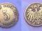 5 PFENNIG 1891 A CESARSTWO NIEMIECKIE 1891 -1918