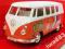 HIPISOWSKI VOLKSWAGEN BUS T1 OGÓREK WELLY 1:34