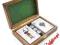 Karty w drewnianym etui