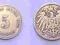 5 PFENNIG 1896 A CESARSTWO NIEMIECKIE 1891 -1918